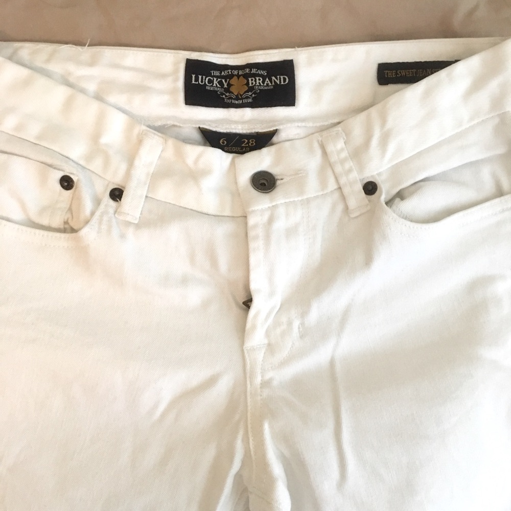 White Lucky Brand Jeans